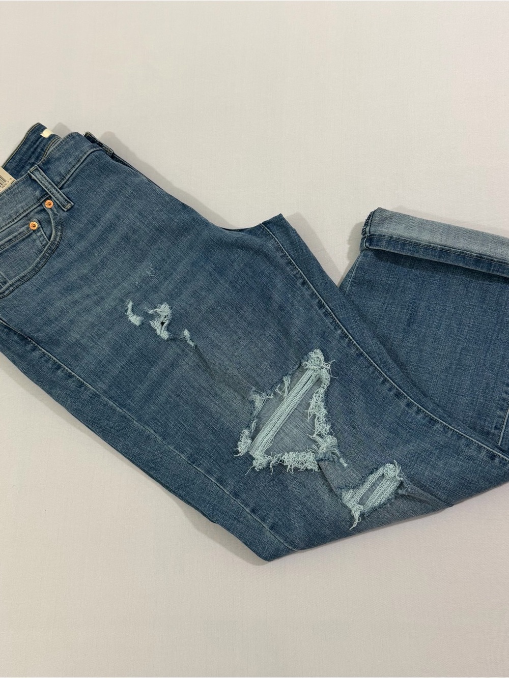 Levi’s Boyfriend Mid Rise Distressed Jeans Plus Size 18W NWT - Picture 8 of 13